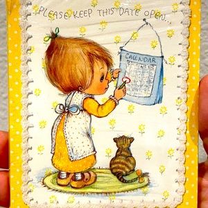 VTG 1981 Hallmark pack of invitations in original package. Pre-barcode era.